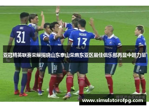 亚冠精英联赛荣耀揭晓山东泰山荣膺东亚区最佳俱乐部再显中超力量 亚冠精英联赛荣耀揭晓山东泰山荣膺东亚区最佳俱乐部再显中超力量